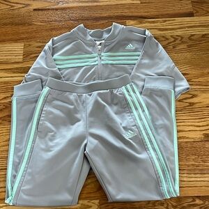 Girls Adidas tracksuit